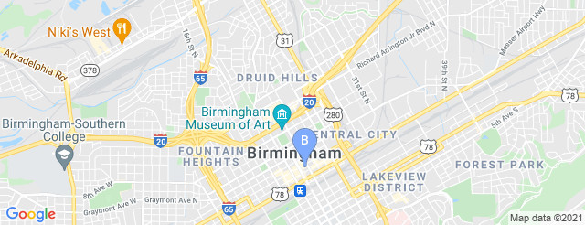 East Exhibition Hall at the BJCC